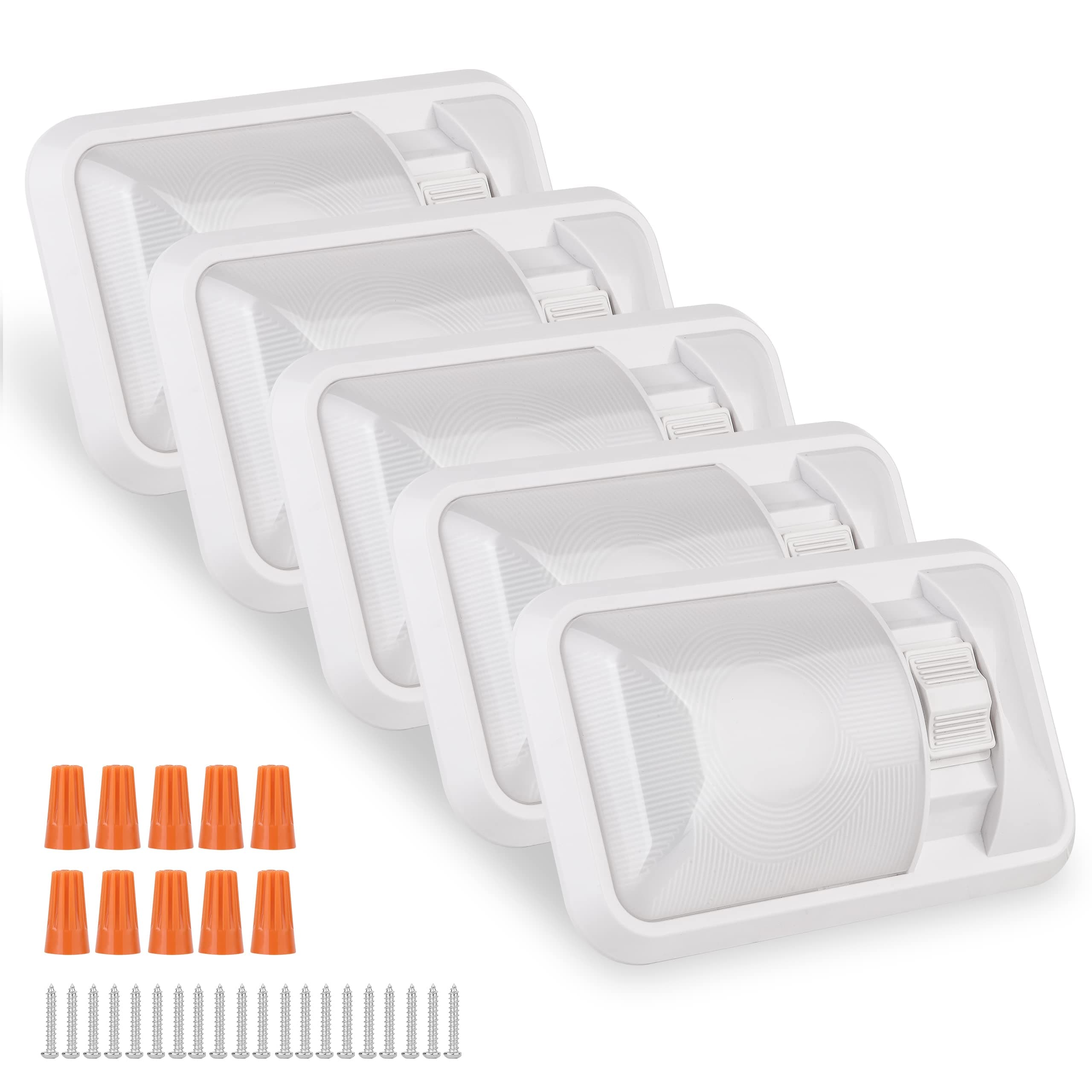 RVZONE 12V Single Dome Light Fixture