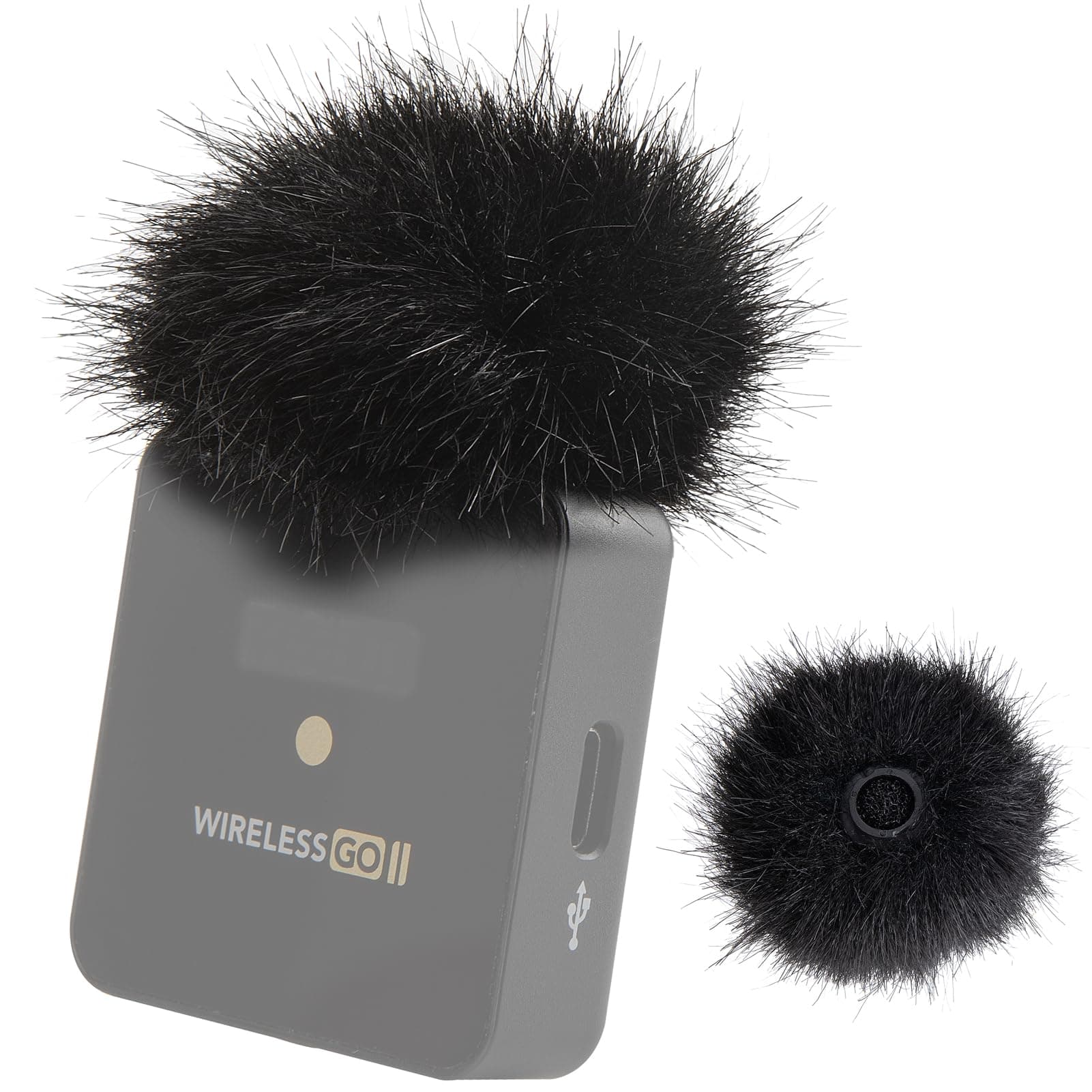 2PCS Wind Muff for Rode Wireless Go 2 Dual Channel Wireless System, Pop Filter Designed for RodeWireless Go II - Rode Go2 Mic Accessories