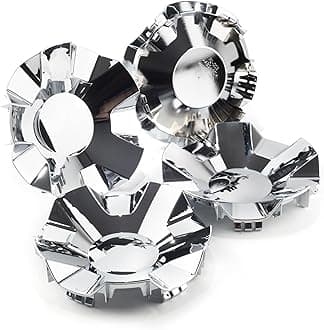 Wheel Center Cap for Chevy Suburban Tahoe 20'' 22" Rim Hubcap Replacement Covers #23217261#84128121-4pcs(Chrome Silver)
