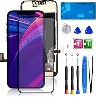 for iPhone 13 Screen Replacement 6.1 inch for A2482,A2631,A2635,A2633,A2634, 3D Touch LCD Screen Digitizer with Repair Tools+Waterproof Seal+Screen Protector