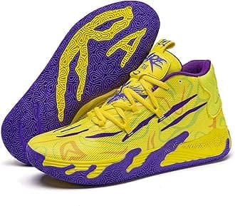 Men's Basketball Shoe Anti Slip Men's Basketball Shoe Men's Basketball Shoe Outdoor Sports Shoe(40 EU, F4)