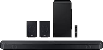 HW-Q990C 11.1.4ch Soundbar w/Wireless Dolby Audio, Rear Speakers Included w/Q-Symphony, SpaceFit Sound Pro, Adaptive Sound, Game Mode Pro, Airplay 2, AVA, Alexa Built-in