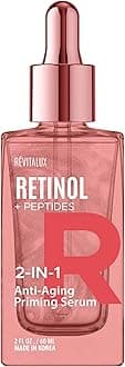 Retinol & Peptides 2-in-1 Serum - Anti-Aging, Smooths Fine Lines, Wrinkle Treatment, Hydrating, Dermatologist Tested, Cruelty-Free Korean Skin Care for All Skin Types - 2 Fl. Oz