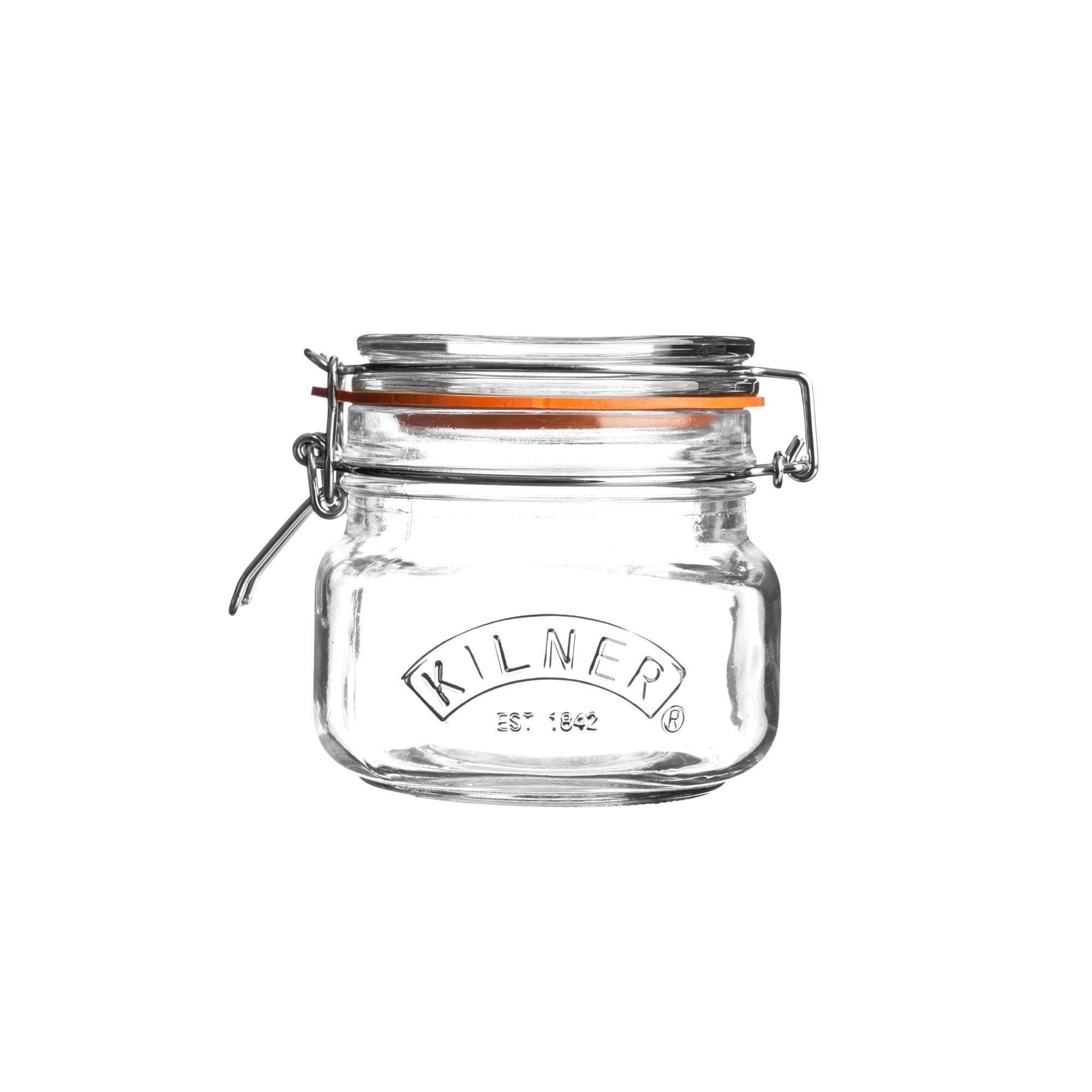 Square Swing Top Glass Jar | 17oz