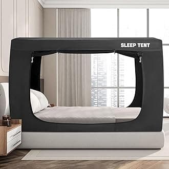 Bed Tent Bed Canopy Twin Size for Adult and Kids,Portable Sleeping Tents Dream Tents Indoor for Kids and Adult, Breathable Privacy Space on Bed with Three Doors (Mattress Not Included)