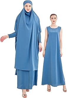 MawwadahhJilbab Dresses- Abayas for Women Muslim With Niqab- Prayer Clothes - Burka - Hijabs - Khimar- Islamic Dress