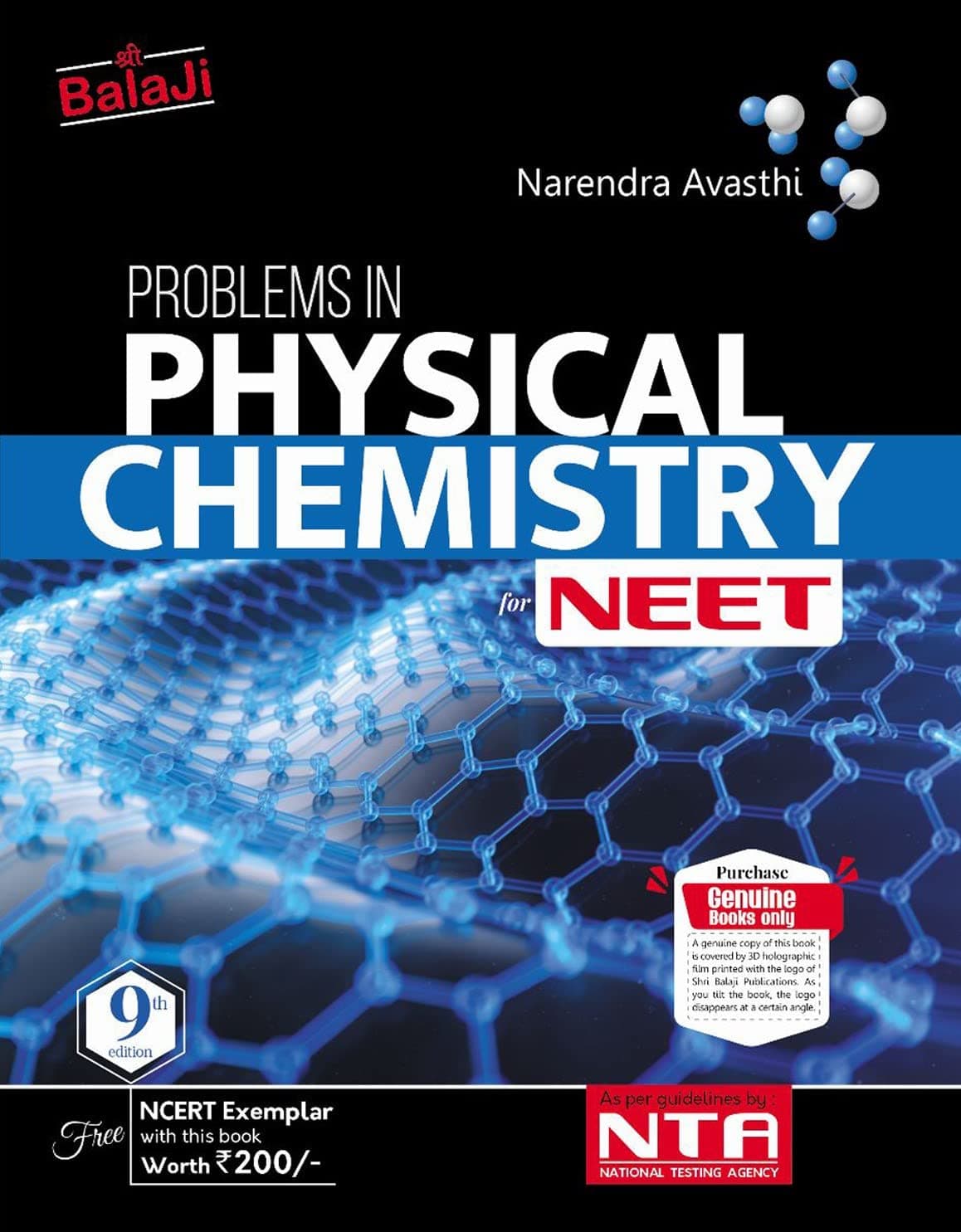 Problems In PHYSICAL CHEMISTRY for NEET LATEST 9th Edition