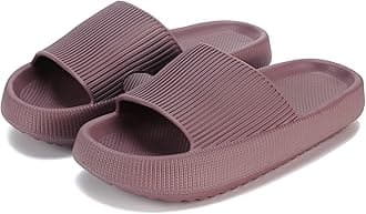 Cloud Slippers for Women and Men, Pillow House Slippers Shower Shoes Indoor Slides Bathroom Sandals, Ultimate Comfort, Lightweight, Thick Sole, Non-Slip, Easy to Clean