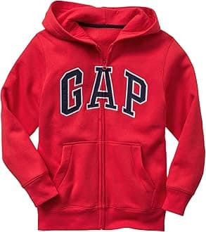 Boy's Logo Hoodie Hooded Full Zip Sweatshirt Hooded Sweatshirt
