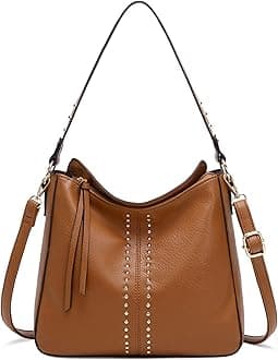 Montana West Hobo Bag for Women Handbags Crossbody Vegan Leather Purse Ladies Chic Shoulder Bag, Mwc-128-brown