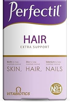 Hair Beauty Supplement for Hair - Includes Biotin, CoQ10 & Collagen, 60 Tablets 30-Day Supply, by Vitabiotics