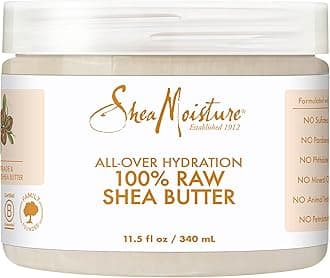 100% Raw Butter Intensive Hair And Skin For Unisex, 310 ml, WHITE, 10.5 Fl Oz (Pack of 1)