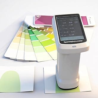 Spectral Colorimeter Color Meter Color Testing Equipment, Repeatability≤0.03, Inter-Instrument Agreement≤0.3, Color Measuring Device Meter AMT539