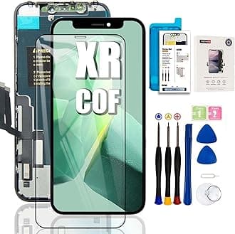 EFAITHFIX for iPhone XR COF Screen Replacement Black (6.1'')