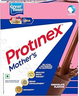 Protinex Mother's Nutritional Mix - (Chocolate Flavor, 250 Gms, BIB) with 28 Vital Nutrients to Support Healthy Birth Weight, Brain Development & Immunity