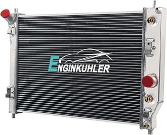 4-Row Radiator Compatible with 2005-2012 Chevy Corvette C6 5.3l 6.0l 6.2l 7.0l V8 SSR Z06 ZR1 427 Limited Edition 2007 2008 2009 2010 2011 2013 (4 Row)