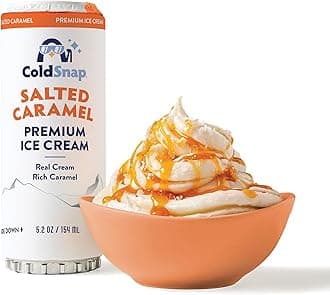 ColdSnap Salted Caramel Ice Cream Pods – Creamy, Sweet & Salty Single-Serve D...