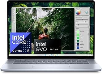 Dell Inspiron 16 7640 2-in-1 Laptop 16" 16:10 FHD+ Touch Display, Intel Evo Edition - Intel Core Ultra 5 125U, 16GB RAM, 512GB SSD, Intel Graphics, Windows 11 Home, Fingerprint Reader, Backlit