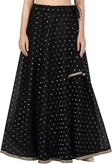 Women's Polyester Maxi Skirt