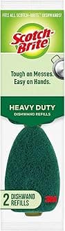 Scotch-Brite Heavy Duty Dishwand Refills, Keep Your Hands Out of Dirty Water, 2 Refills