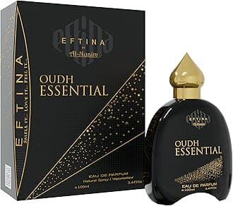 EFTINA by Al-Nuaim Oudh Essential Eau De Parfum | EDP Perfumes | Long Lasting Perfumes | Luxury Perfumes For Men & Women | 100 ml