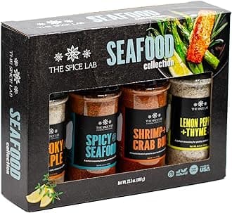 Seafood Seasoning Set - Elevate Your Culinary Journey with Our Fish Seasoning - Explore The Spectacular Crab Seasoning & Combine With Smoky Maple For An Unforgettable Flavor