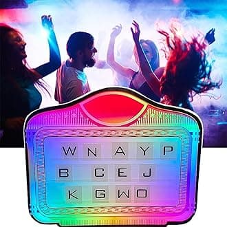 LED Club Bottle Presenter, Color Letter Billboard,Hand Holding Luminous LED Presenter,Happy Birthday,Changeable Letters Vip Service for Club Party Bar