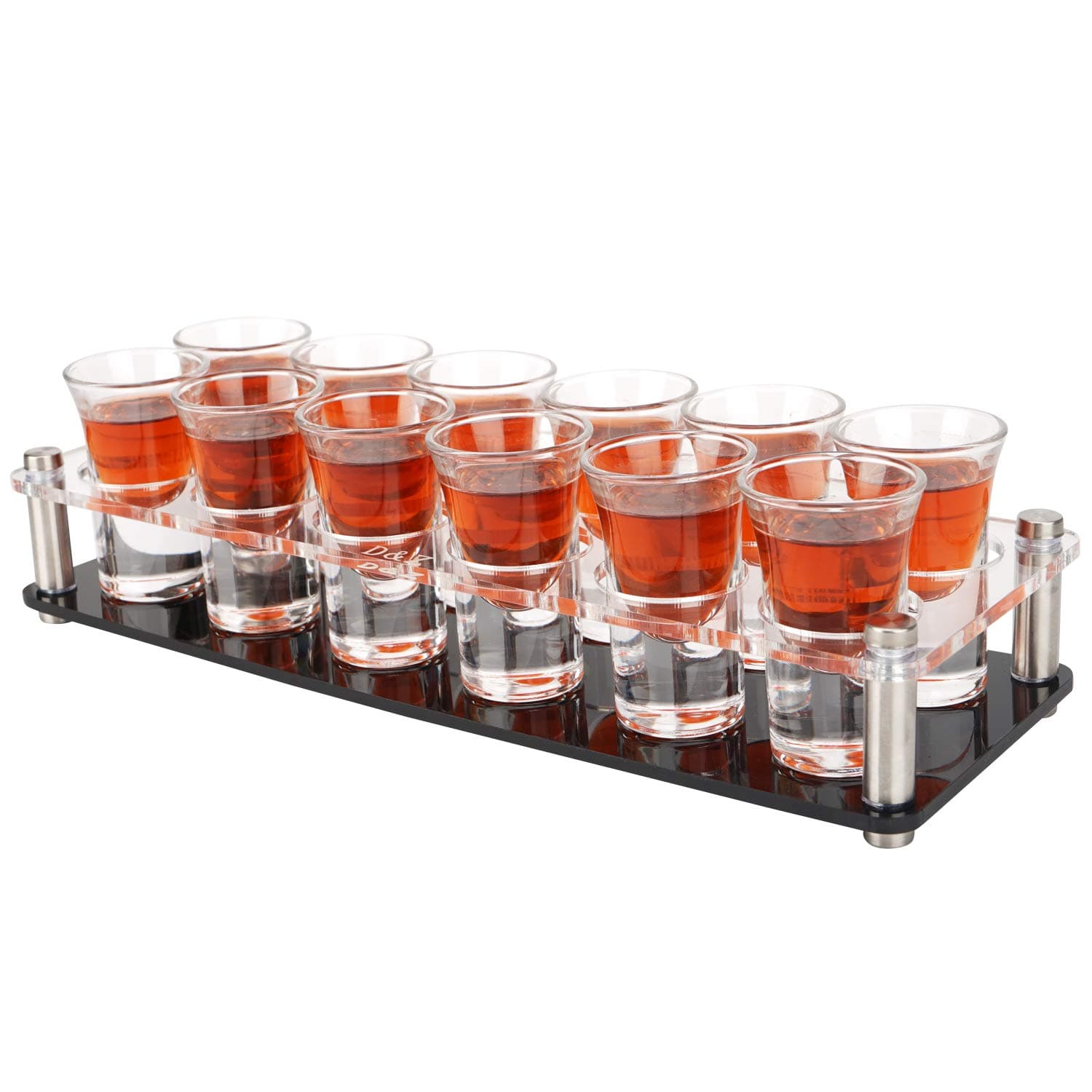 Acrylic Shot Glass Holder Set
