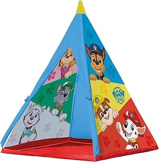 Teepee Paw Patrol Play Tent Wigwam Indian Tent for Children with Chase Zuma Rubble