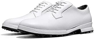 Men's Waterproof Golf Shoes - Premium Microfiber Leather Spikeless Golf Shoes with Anti-Slip TPU+EVA Sole for Traction & Comfort
