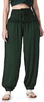 Purpura Women's Harem Pant | Patiala Pants | Afghani Salwar | Free Size