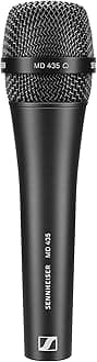 Sennheiser Pro Audio Vocal Dynamic Microphone (MD 435), Black