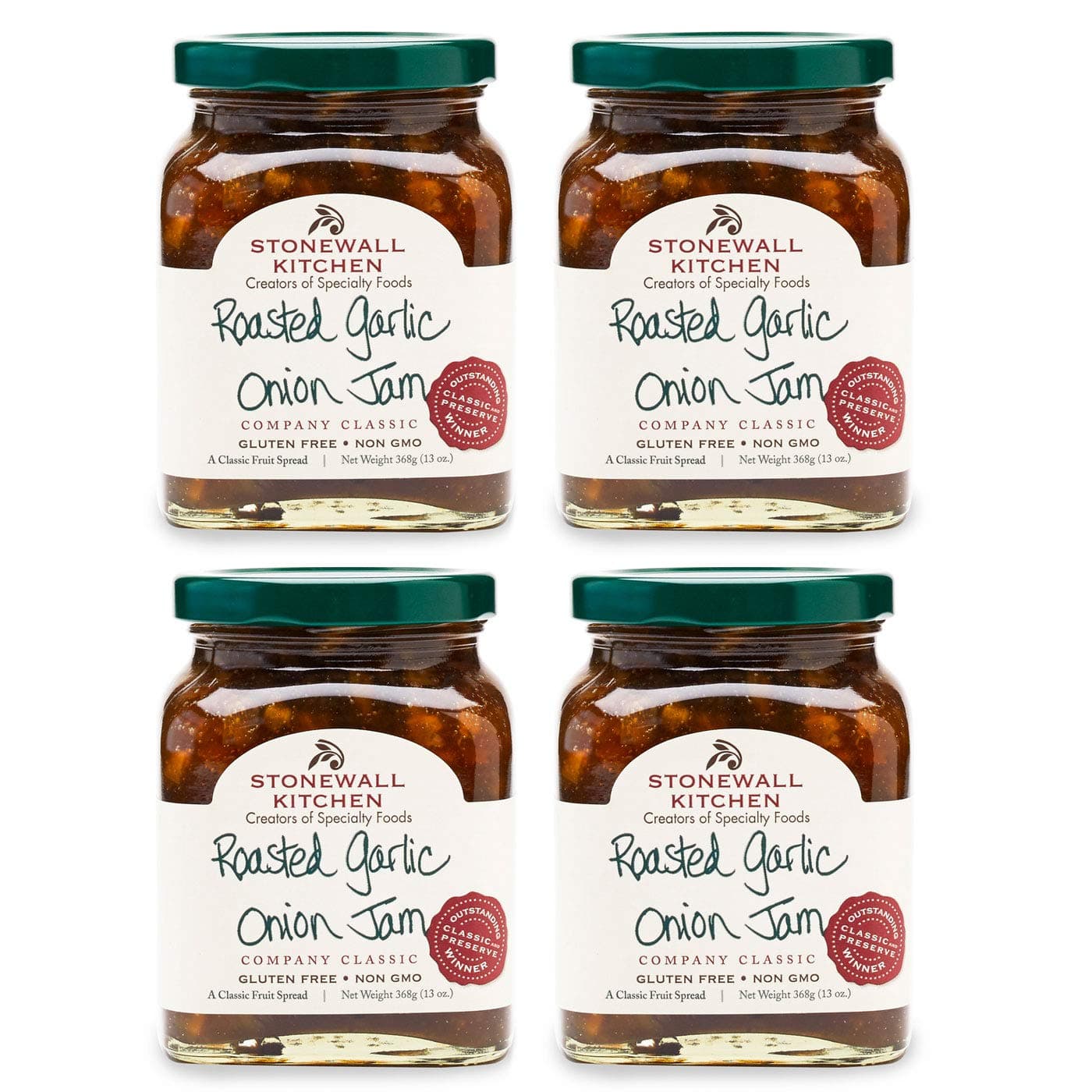 Stonewall Kitchen Roasted Garlic Onion Jam (4-Pack)