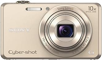 Sony DSCWX220/N 18.2 MP Digital Camera with 2.7-Inch LCD (Gold)