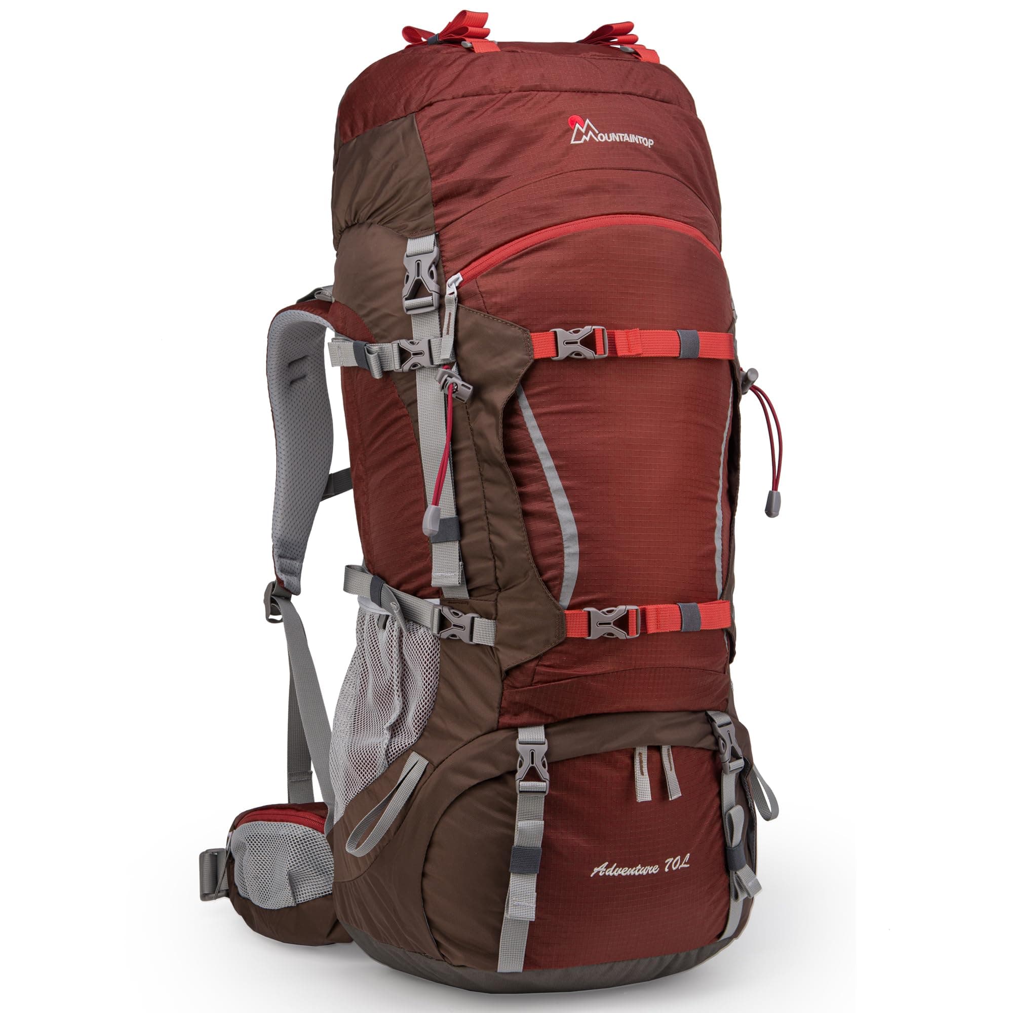 70L Internal Frame Backpack Camping Backpacking Hiking Backpack for Men Women with Rain Cover