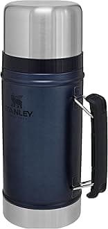 Stanley Classic Legendary Food Jar 0.94L - Hot For 20 Hours - BPA-Free - Stainless Steel Coffee Flask - Leakproof Lid Doubles As Cup - Dishwasher Safe - Thermal Lunch Box - Nightfall