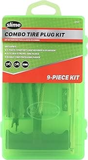 Slime 20133 Tire Repair Tackle Kit, Large, Contains Strings, Tools and Pencil Gauge, 9 Pieces