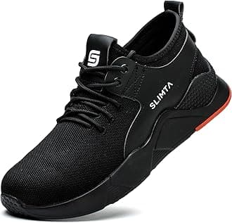 Safety Shoes for Men Women Steel Toe Boots Non-Slip Lightweight Breathable Sneakers Puncture Proof Protective Industrial Work Shoes