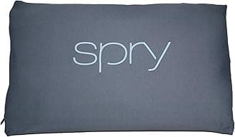 Spry Recovery Pillow Supportive Contouring Pillow with Adaptive Flo-Form Technology Great for Neck and Back Pain (Light Grey)