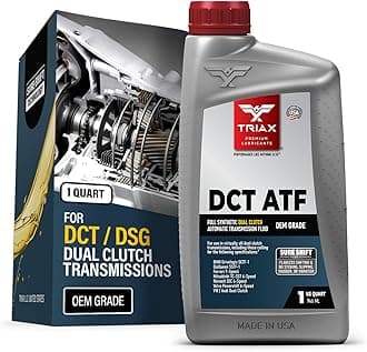Triax DCT ATF - Full Synthetic Dual Clutch Automatic Transmission Fluid - OEM Grade - Compatible with Direct Shift Gearboxes and Dual Clutch Transmissions (1 Quart)