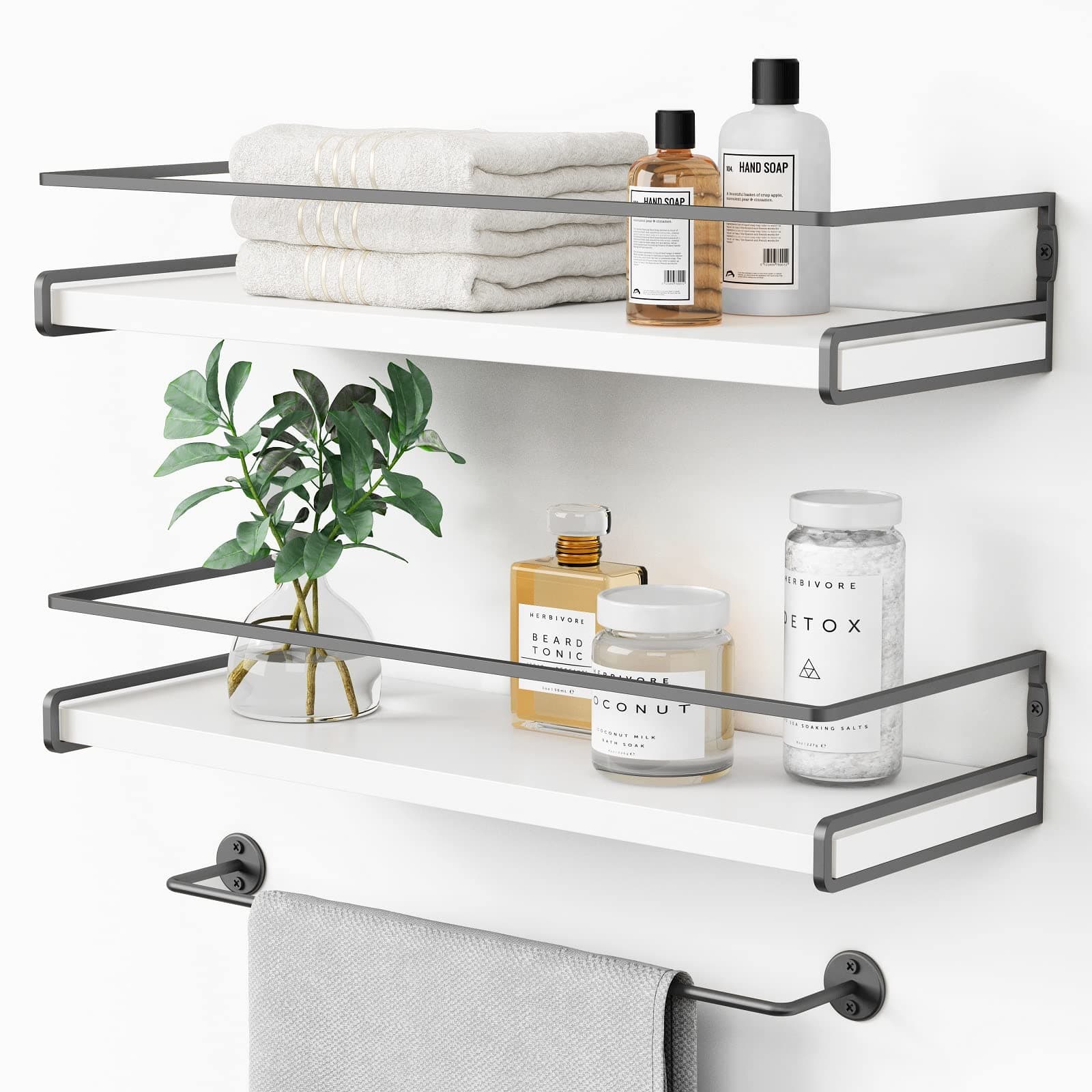 Click Item @ Floating Shelves Bathroom