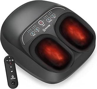 COMFIER Shiatsu Foot Massager with Heat,FSA Eligible HSA Store,Kneading,Vibration,Compression,feet Massager for Plantar Fasciitis Neuropathy,Mothers Day for Women,Men,Use at Home,Office,Size 13