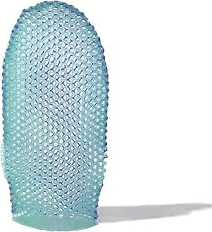 Stimulite Dual-Sided Bath Mitt - Lavender side (softer texture) Green side (firmer texture)