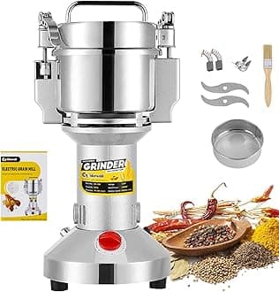 300g Stand Grain Grinder(Upgraded Open-Cover-Stop)