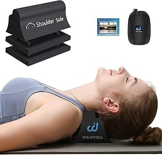 Neck and Shoulder Relaxer, Neck Stretcher Chiropractic Pillows for Pain Relief, Cervical Traction Device for Cervical Spine Alignment，FSA HSA Eligible