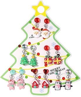 PinkSheep Ohrringe fr Mdchen Kinder Prinzessin Ohrringe Mdchen Geschenk