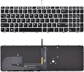 Replacement Keyboard Compatible with HP EliteBook 755 G3,755 G4,850 G3,850 G4,Zbook 15U G3 with Backit and No Trackpoint
