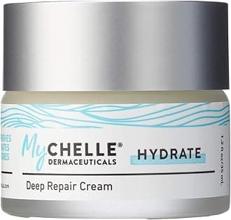 MyCHELLE Deep Repair Cream - Hydrating Face Moisturizer with Kombucha Tea and Vitamin B for Dry Skin
