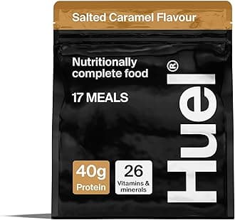 Sponsored Ad – Huel Black Edition High Protein Complete Meal Replacement, 17 Meals, Salted Caramel Flavour, 40g of Protein Per Serving, Ready Meals, Vegan Protein Powder, Gluten-Free, Non-GMO