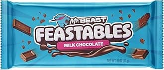 DECADENT FOODS Mr.Beast Feastables Milk Chocolate Bar,Delicious Texture New Packing,60 Gram